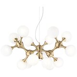 Ideal Lux luster na sajli nodi 15xE14/28W/230V prečnik 105 cm mesing/bela Cene