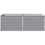  Povišeni vrtni krevet Siva 160 x 80 x 55 cm | shoptok.hr