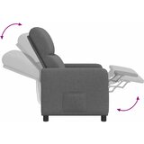  Fotelja s nagibom Tamnosiva Tkanina | shoptok.hr