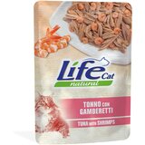  Ekonomično pakiranje Life Cat Natural Adult 24 x 70 g - Tunjevina s kozicama | shoptok.hr
