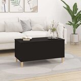  Klubska mizica črna 90x44,5x45 cm inženirski les, (20715775) | Shoptok.si