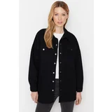 Trendyol Jacket - Black - Relaxed fit
