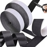 Univerzalni 5m samolepilni Velcro trak ježek 2,5cm črn | Shoptok.si