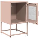 vidaXL Nočna omarica Pink 36x39x60,5 cm Hladno valjano jeklo | Shoptok.si