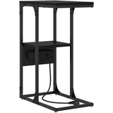  Noćni ormar Crni hrast 41,5 x 26 x 60,5 cm Konstruirano drvo | shoptok.hr