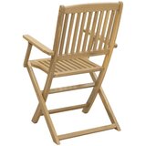  Sklopive vrtne stolice 4 kom 54x61x88 cm od drva bagrema | shoptok.hr