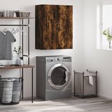 The Living Store Stenska omarica dimljen hrast 69,5x34x90 cm inženirski les - Stenska Omarica, (21657526) | Shoptok.si