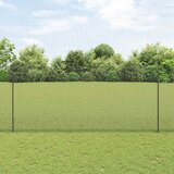  Zavarena žičana ograda s postom 10 x 1,4 m Siva Mreža | shoptok.hr
