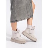 SEASTAR Gray insulated women's snow boots with a thick sole | Shoptok.si