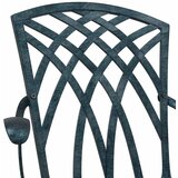  Vrtna stolica 2 pcs Zelena 53 x 51 x 88,5cm Aluminij | shoptok.hr