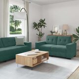  Set sofe od 3 komada s jastučićima tamnozelena baršun | shoptok.hr