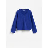 Reserved Pulover s raglan rukavima - indigo | shoptok.hr