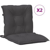  Jastuci za stolice 2 kom prošarano antracit 100x50x7 cm tkanina | Eponuda.com
