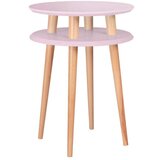 Ragaba Rožnata stranska mizica UFO, Ø 45 cm | Shoptok.si