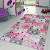 Vitaus Ružičasti dječji tepih 120x180 cm Silly Cats – | shoptok.hr