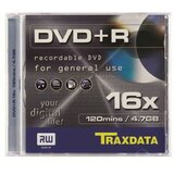 Traxdata DVD disk DVD+R 4.7GB BOX 1 Cene'.'