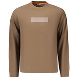 Napapijri Box Logo muška majica dugih rukava smeđa Cijene