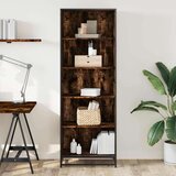 vidaXL Knjižna omara dimljeni hrast 60x35x170,5 cm inženirski les | Shoptok.si