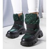 Gemre Green insulated slip-on snow boots Francisco | shoptok.hr