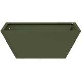  Vrtna saksija Maslinasto zelena 40 x 40 x 15 cm Čelična vrata | shoptok.hr
