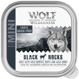 Wolf of Wilderness Adult 6 x 150 g - pladnji - Black Rocks - koza | Shoptok.si