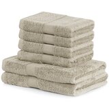 Restilo Komplet 2 bež kopalnih brisač in 4 brisač DecoKing Bamby Beige Cene