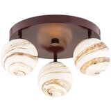  argon 6292 - plafonsko svetlo fabio 3xE14/7W/230V alabaster braon | Eponuda.com