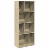  The living store knjižna omara sonoma hrast 57x28,5x141 cm inženirski les - knjižna omara, (21496075) | Shoptok.si