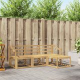  Set vanjskih sofa 4 pcs Bijela 185,5 x 122,5 x 73 cm | shoptok.hr