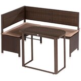 Gardenson Vrtni Set Lambada, Temno Rjava, Z Blazino, 2-Delni | Shoptok.si