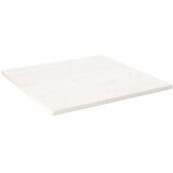  Ploča za stol bijela 90x90x2,5 cm masivna borovina četvrtasta | shoptok.hr