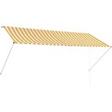 Tenda na uvlačenje 300 x 150 cm žuto-bijela | Eponuda.com