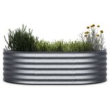 Blumfeldt Dvignjena gredica High Grow Extended, 150 x 60 x 43 cm, iz valovite jeklene pločevine, enostavna za montažo, odporna proti rji in mrazu | Shoptok.si