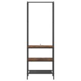 vidaXL Stalak za odjeću s policama Dimljeni hrast 60 x 30 x 171 cm | shoptok.hr