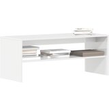 Maison Chic TV omarica - TV stojalo - Televizijska omarica visok sijaj bela 100x40x40 cm iverna plošča, (21701474) | Shoptok.si