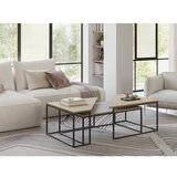 Marckeric Stolići za kavu u setu 3 kom s pločom stola u dekoru hrasta 70x110 cm Titan – | shoptok.hr