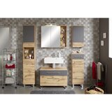 Premium Living Spodnja Omarica Float, Hrast, Antracit | Shoptok.si