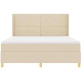 Box spring krevet s madracem Krema 180 x 200 cm tkanina | shoptok.hr