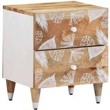 vidaXL Noćni ormarići 2 kom 40x33,5x46 cm Puno drvo Mango | shoptok.hr
