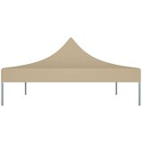 Krov za šator za zabave 4 x 3 m bež 270 g/m² | shoptok.hr