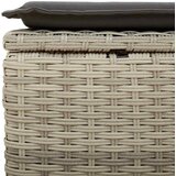  6-dijelni set vrtnih sofa od poliratana s jastucima svjetlosivi | shoptok.hr