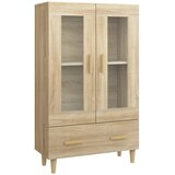  Visoka komoda boja hrasta sonome 70x31x115 cm konstruirano drvo | shoptok.hr