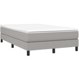  Box spring posteljni okvir svetlo siv 120x200 cm blago, (20684330) | Shoptok.si