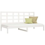  Dnevni ležaj bijeli 80 x 200 cm od masivne borovine | shoptok.hr