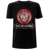 The Offspring majica Distressed Skull M Črna