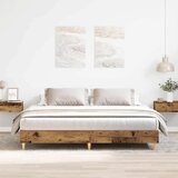  Okvir kreveta bez madraca staro drvo 160x200 cm | shoptok.hr