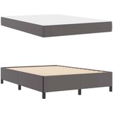  Krevetna konstrukcija Tamno siva 140 x 190 cm tkanina | shoptok.hr