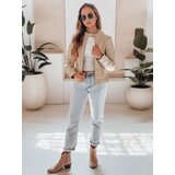 DStreet Kurtka damska skórzana ROCKMISS bezowa | Shoptok.si