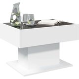  Stolić za kavu s LED bijeli 70x50x45 cm od konstruiranog drva | shoptok.hr