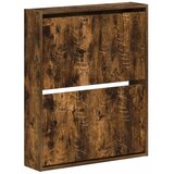  Ormar za cipele na zidu DELFT 71 x 17 x 86 cm Konstruirano drvo - Dimljeni hrast | shoptok.hr